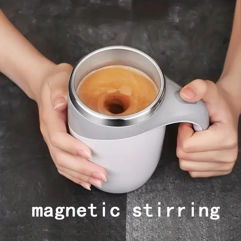 Automatic coffee stirring cup