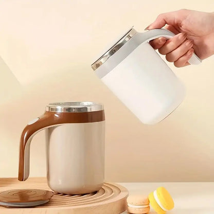Automatic coffee stirring cup