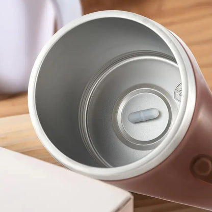 Automatic coffee stirring cup